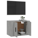 væghængt tv-skab 57x34,5x40 cm grå sonoma-eg