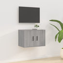 væghængt tv-skab 57x34,5x40 cm grå sonoma-eg