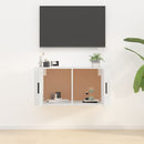 væghængt tv-skab 80x34,5x40 cm hvid