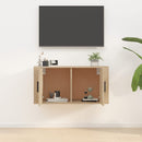 væghængt tv-skab 80x34,5x40 cm sonoma-eg