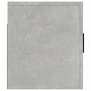 væghængt tv-skab 80x34,5x40 cm betongrå