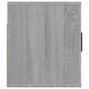 væghængt tv-skab 80x34,5x40 cm grå sonoma