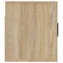 væghængt tv-skab 100x34,5x40 cm sonoma-eg
