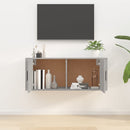 væghængt tv-skab 100x34,5x40 cm betongrå