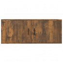 væghængt tv-skab 100x34,5x40 cm røget egetræ