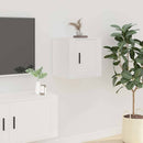 væghængt tv-skab 40x34,5x40 cm hvid