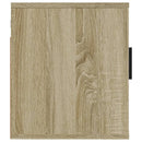 væghængt tv-skab 40x34,5x40 cm sonoma-eg