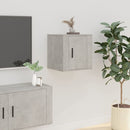 væghængt tv-skab 40x34,5x40 cm betongrå