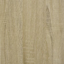 væghængt tv-skab 40x34,5x60 cm sonoma-eg