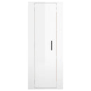 væghængt tv-skab 40x34,5x100 cm hvid højglans