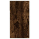 konsolbord 100x39x75 cm konstrueret træ røget egetræsfarve