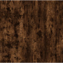 konsolbord 100x39x75 cm konstrueret træ røget egetræsfarve