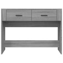 konsolbord 100x39x75 cm konstrueret træ Grå sonoma-eg