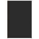 skrivebord 100x49x75 cm konstrueret træ sort