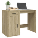 skrivebord 100x49x75 cm konstrueret træ sonoma-eg