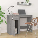 skrivebord 100x49x75 cm konstrueret træ grå sonoma-eg