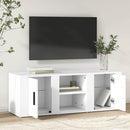 tv-bord 100x31,5x35 cm konstrueret træ hvid