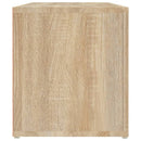 tv-bord 100x31,5x35 cm konstrueret træ sonoma-eg