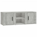 tv-bord 100x31,5x35 cm konstrueret træ betongrå