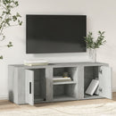 tv-bord 100x31,5x35 cm konstrueret træ betongrå