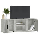 tv-bord 100x31,5x35 cm konstrueret træ betongrå