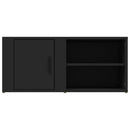 tv-borde 2 stk. 80x31,5x36 cm konstrueret træ sort
