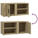 tv-borde 2 stk. 80x31,5x36 cm konstrueret træ sonoma-eg