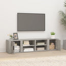 tv-borde 2 stk. 80x31,5x36 cm konstrueret træ betongrå