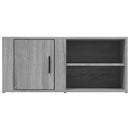 tv-bord 80x31,5x36 cm konstrueret træ grå sonoma-eg