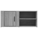 tv-skabe 2 stk. 80x31,5x36 cm konstrueret træ grå sonoma-eg