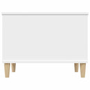 sofabord 60x44,5x45 cm konstrueret træ hvid