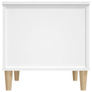 sofabord 60x44,5x45 cm konstrueret træ hvid