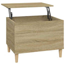sofabord 60x44,5x45 cm konstrueret træ sonoma-eg