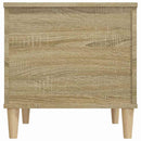 sofabord 60x44,5x45 cm konstrueret træ sonoma-eg