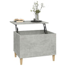 sofabord 60x44,5x45 cm konstrueret træ betongrå