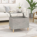 sofabord 60x44,5x45 cm konstrueret træ betongrå