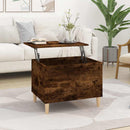 sofabord 60x44,5x45 cm konstrueret træ røget egetræsfarve