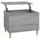 sofabord 60x44,5x45 cm konstrueret træ Grå sonoma-eg