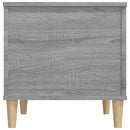 sofabord 60x44,5x45 cm konstrueret træ Grå sonoma-eg
