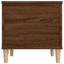 sofabord 60x44,5x45 cm konstrueret træ brun egetræsfarve