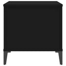 sofabord 60x44,5x45 cm konstrueret træ sort