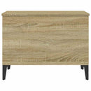 sofabord 60x44,5x45 cm konstrueret træ sonoma-eg