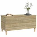 sofabord 90x44,5x45 cm konstrueret træ sonoma-eg