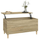 sofabord 90x44,5x45 cm konstrueret træ sonoma-eg