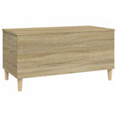 sofabord 90x44,5x45 cm konstrueret træ sonoma-eg