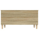 sofabord 90x44,5x45 cm konstrueret træ sonoma-eg