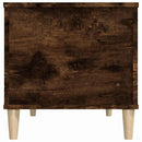 sofabord 90x44,5x45 cm konstrueret træ røget egetræsfarve