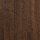 sofabord 90x44,5x45 cm konstrueret træ brun egetræsfarve