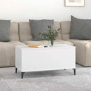 sofabord 90x44,5x45 cm konstrueret træ hvid