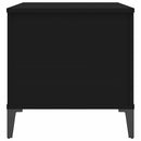 sofabord 90x44,5x45 cm konstrueret træ sort